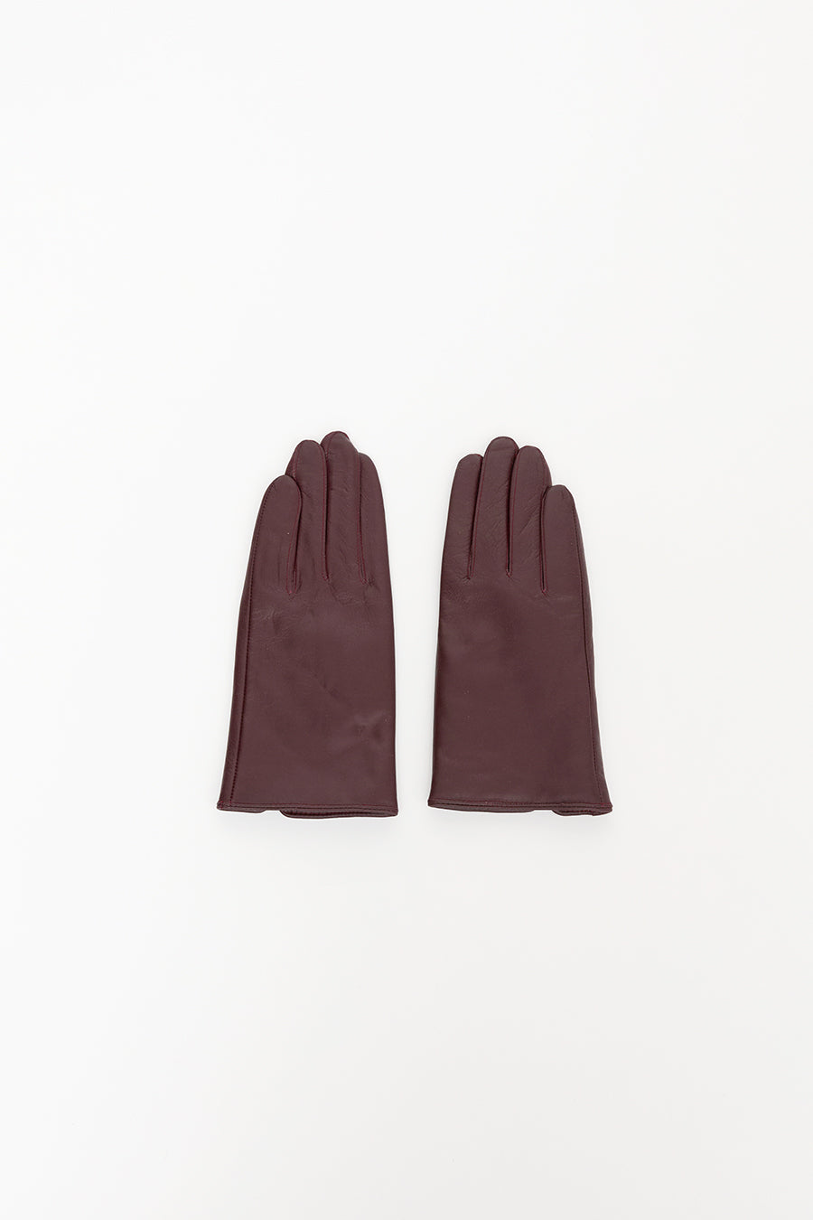 La Piscine Leather Gloves in Bordeaux