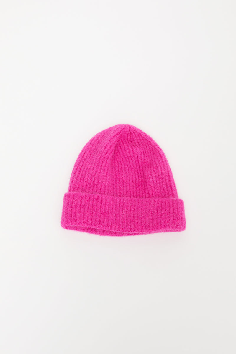 Exquisite J Mohair Beanie in Pink
