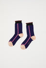 Exquisite J Ondina Socks in Royal