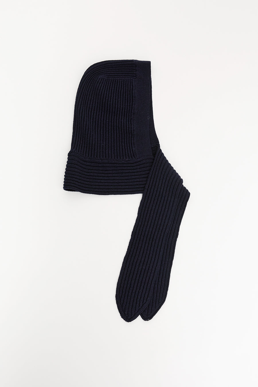 Exquisite J Hooded Scarf in Black