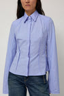 Façon Jacmin Cila Fitted Shirt in Blue