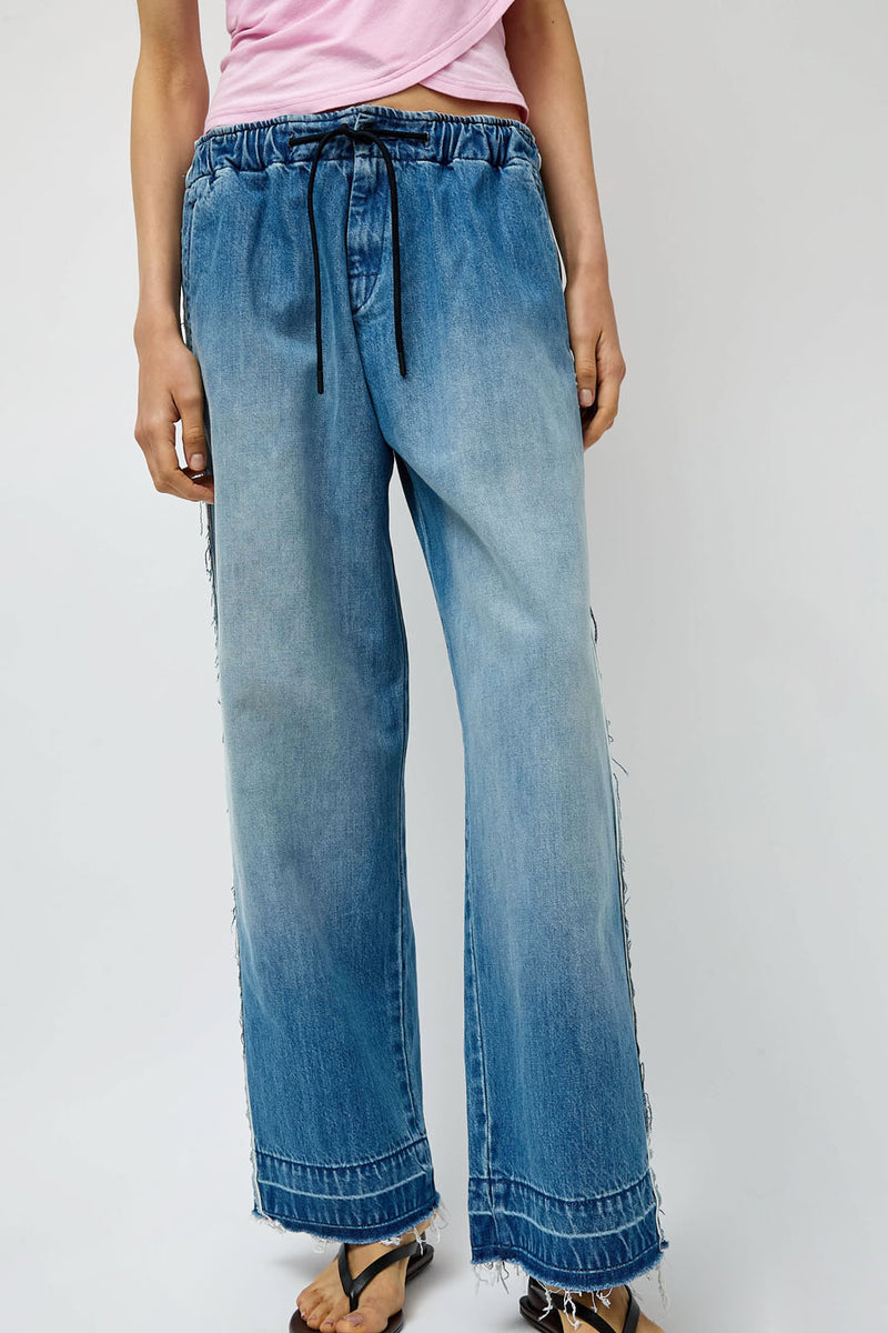 Façon Jacmin Pieter Pyjama Pants in Washed Blue Denim