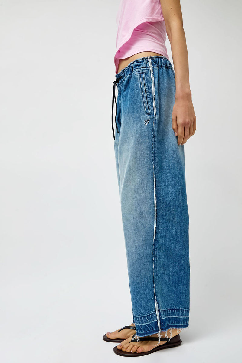 Façon Jacmin Pieter Pyjama Pants in Washed Blue Denim
