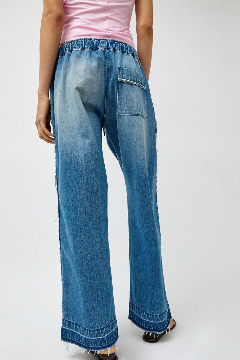 Façon Jacmin Pieter Pyjama Pants in Washed Blue Denim
