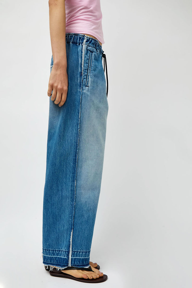 Façon Jacmin Pieter Pyjama Pants in Washed Blue Denim