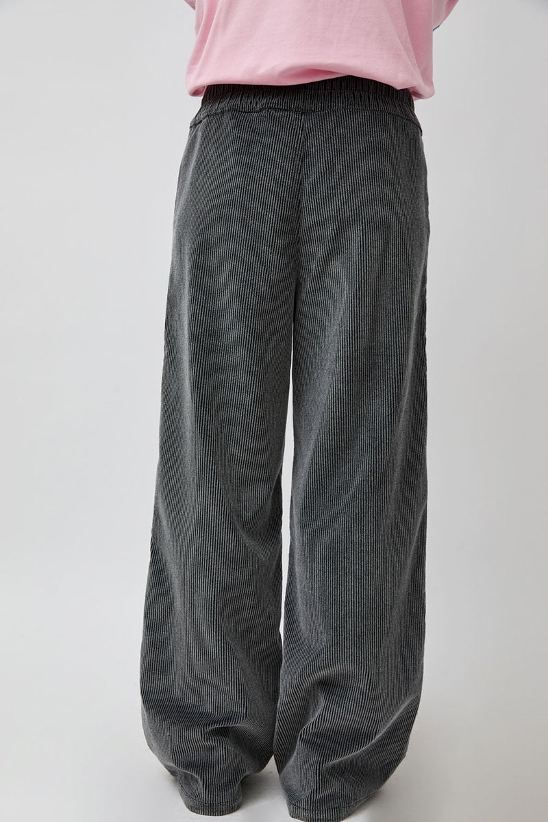 Façon Jacmin Polly Pant in Dark Grey Corduroy