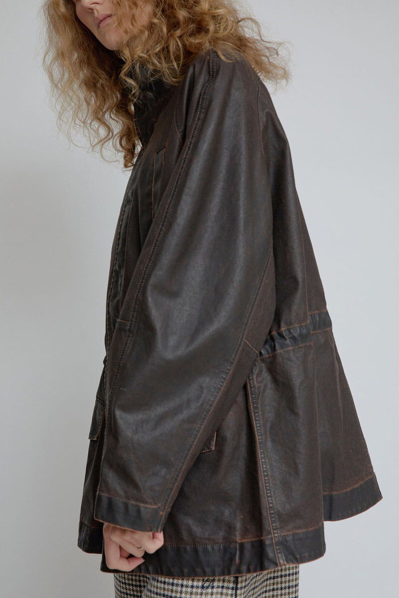 Façon Jacmin Safari Jacket in Brown