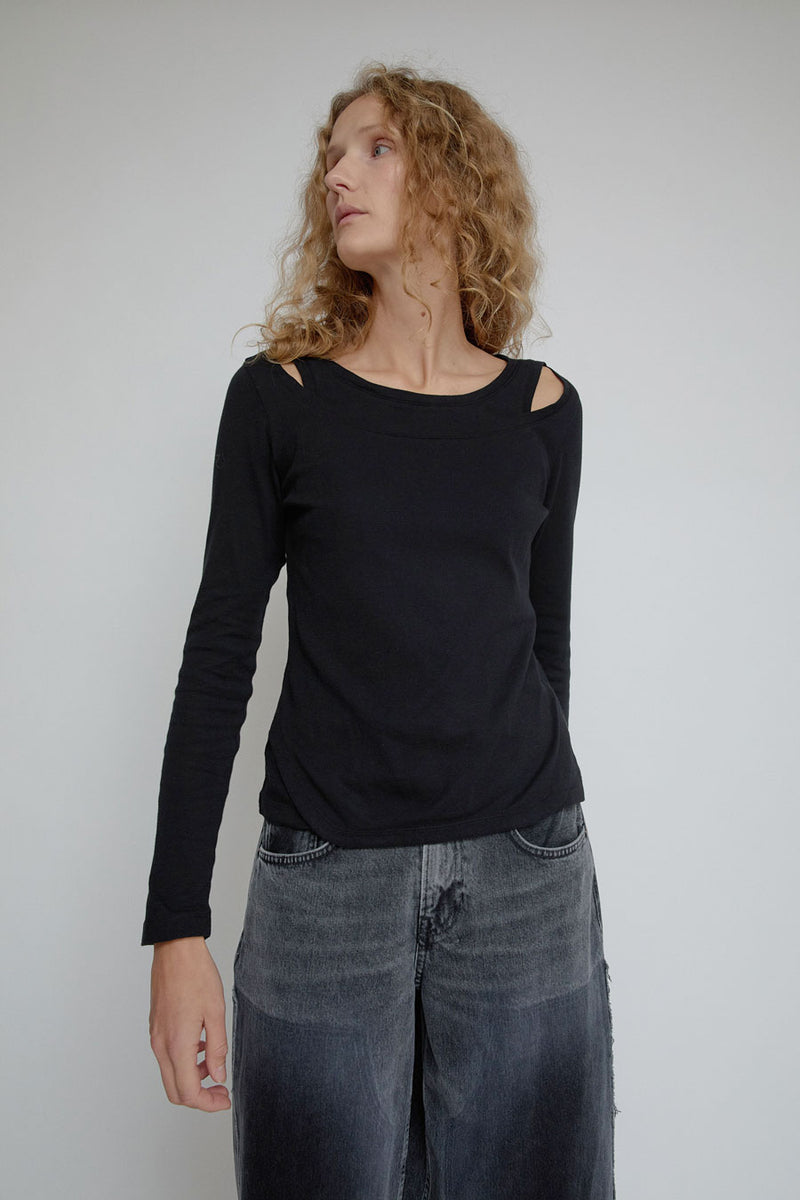 Façon Jacmin Tilda 2 in 1 Top in Black