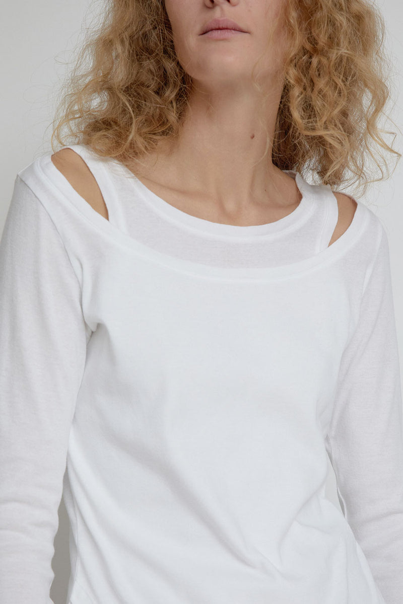 Façon Jacmin Tilda 2 in 1 Top in White