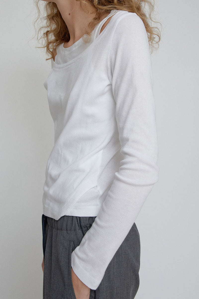 Façon Jacmin Tilda 2 in 1 Top in White