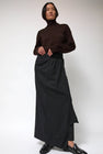 Façon Jacmin Jellie Pareo Skirt in Upcycled Tailoring