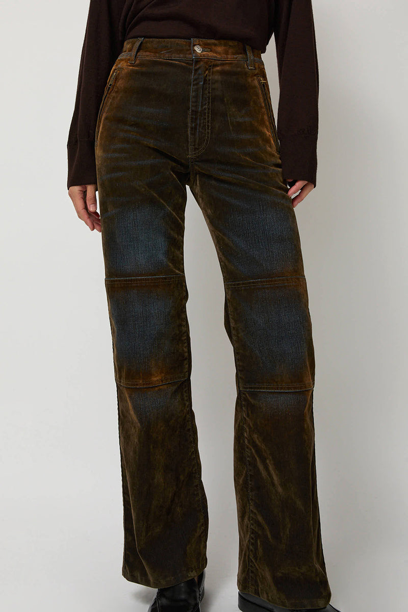 Façon Jacmin Palerma Biker Pants in Brown