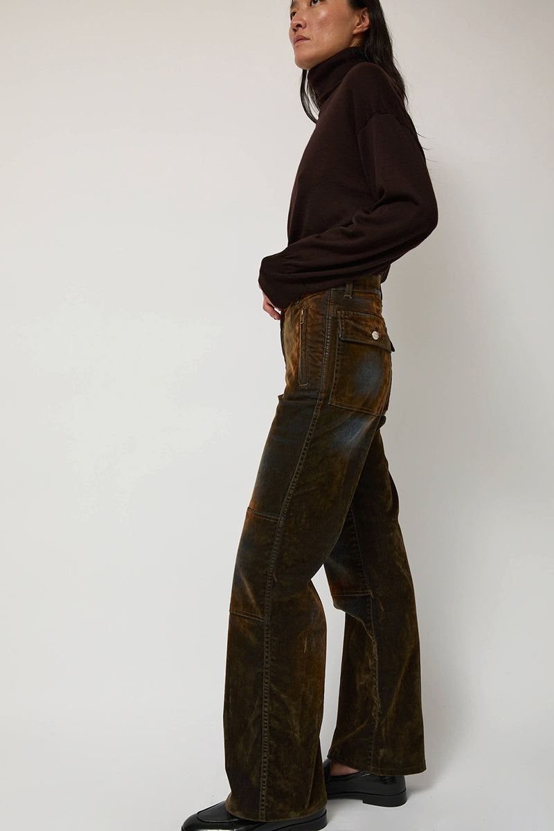 Façon Jacmin Palerma Biker Pants in Brown