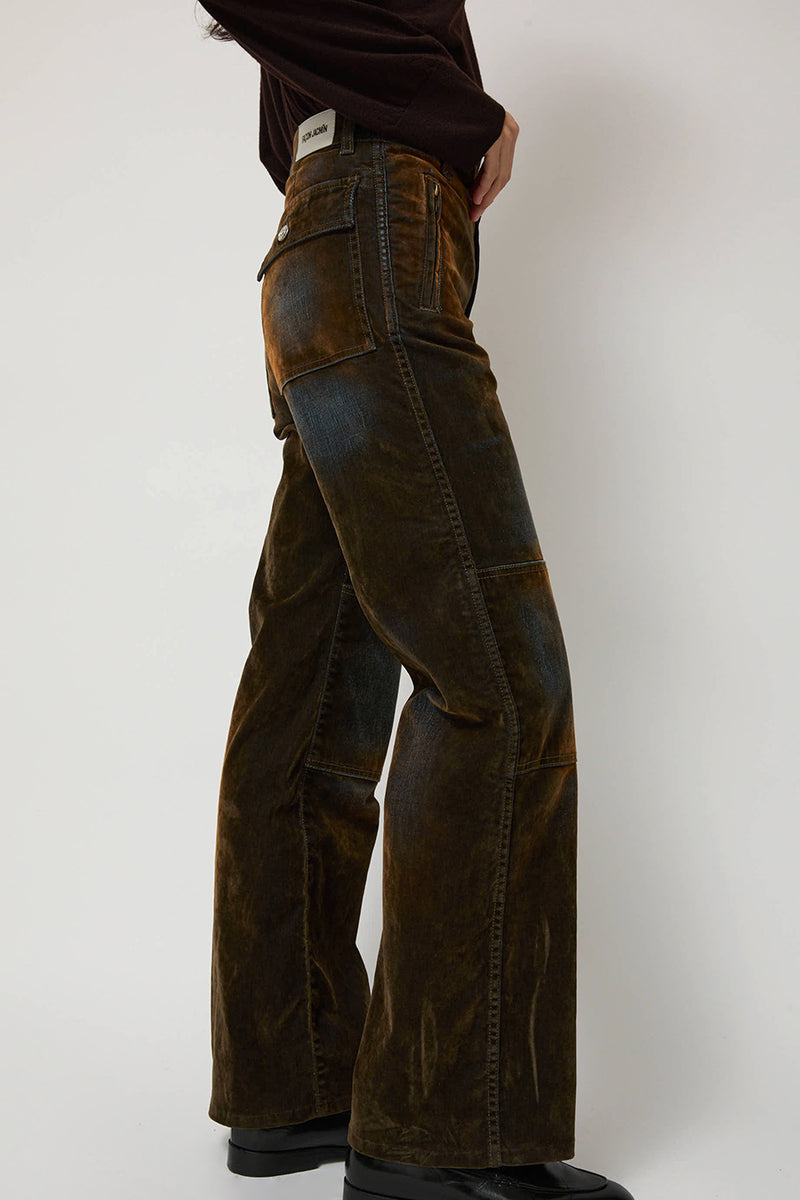 Façon Jacmin Palerma Biker Pants in Brown