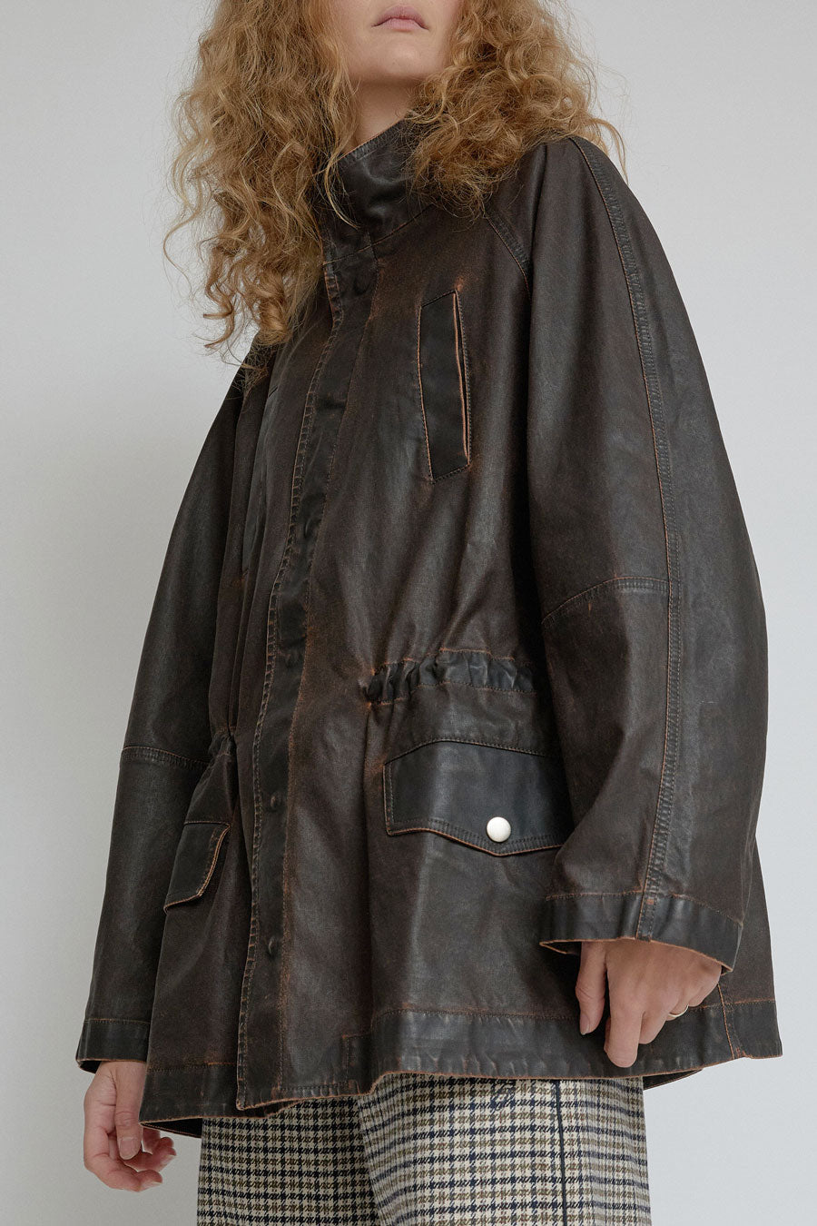 Façon Jacmin Safari Jacket in Brown