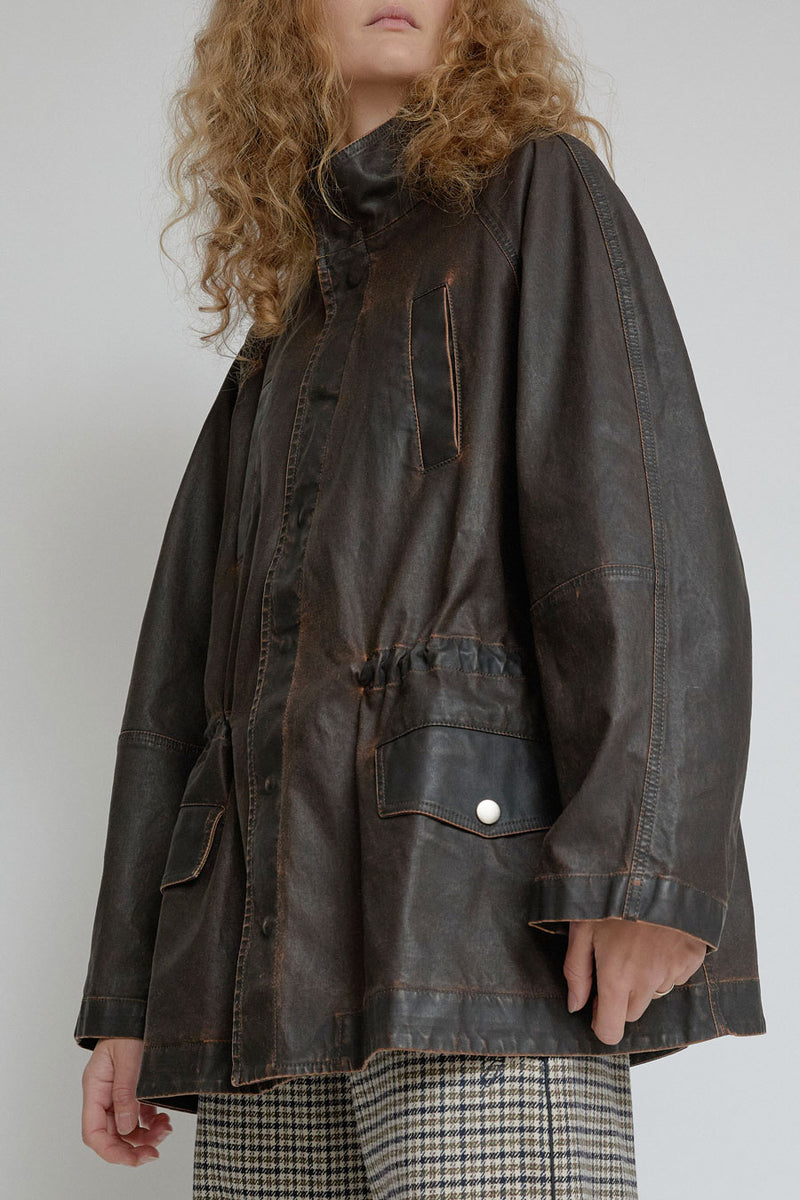 Façon Jacmin Safari Jacket in Brown
