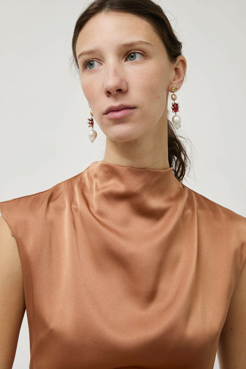 Faris Dotto Gem Potion Drops in Silver / Lemon Topaz