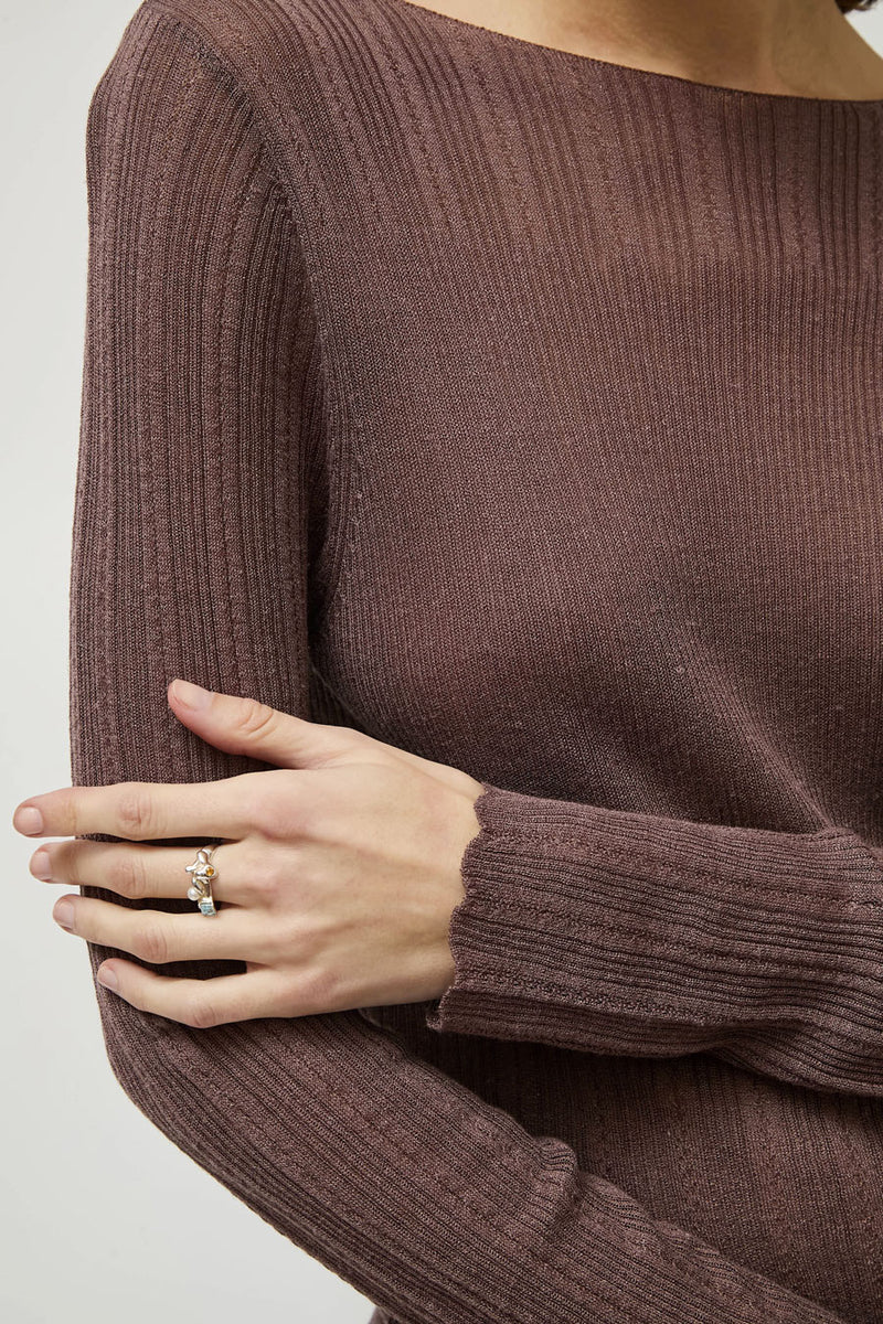 Faris Menage Ring in Silver / Topaz / Citrine