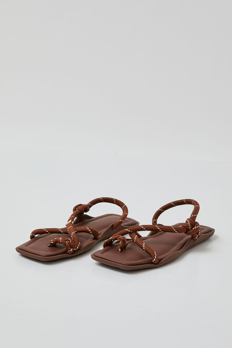 Flòwze Flò Square Sandal in Brown