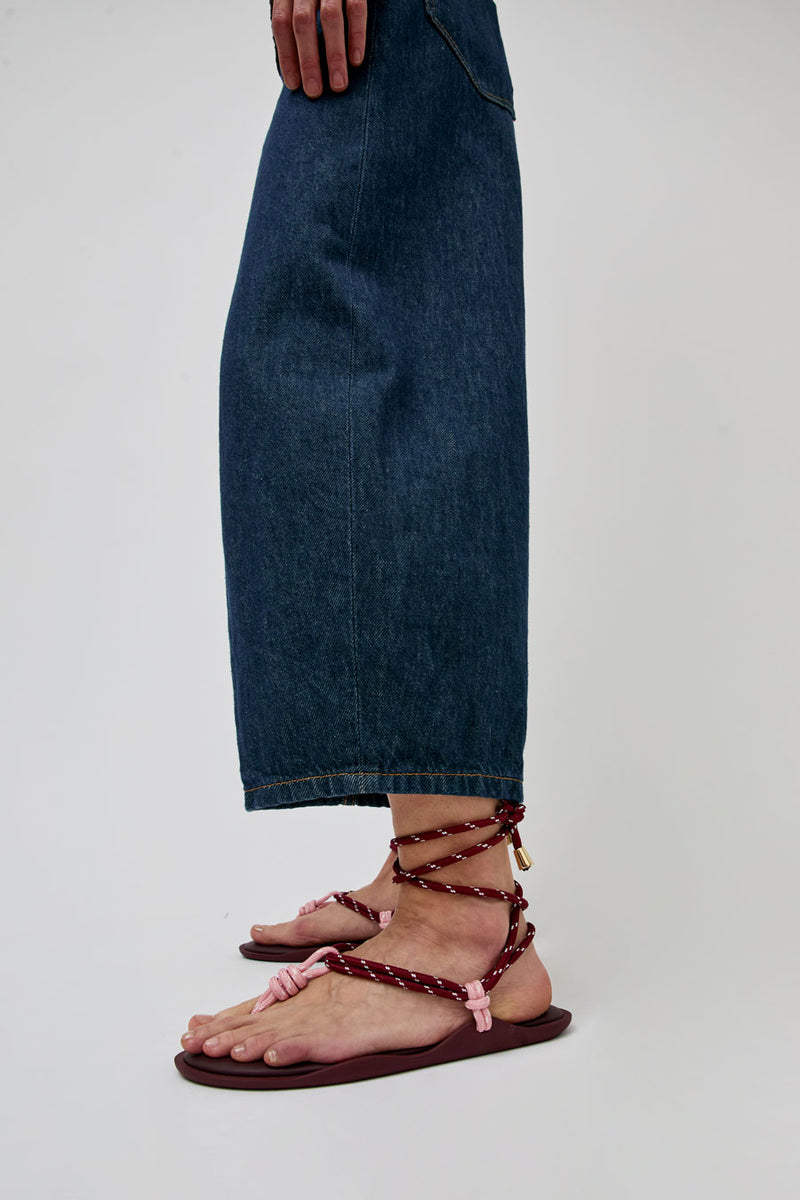 Flòwze Flò Twin Sandal in Bordeaux and Pink