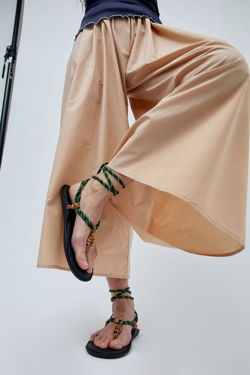 Flòwze Flò Twin Sandal in Forest Green and Hazelnut