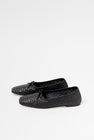 Freda Salvador Jada Woven Ballet Flat in Black