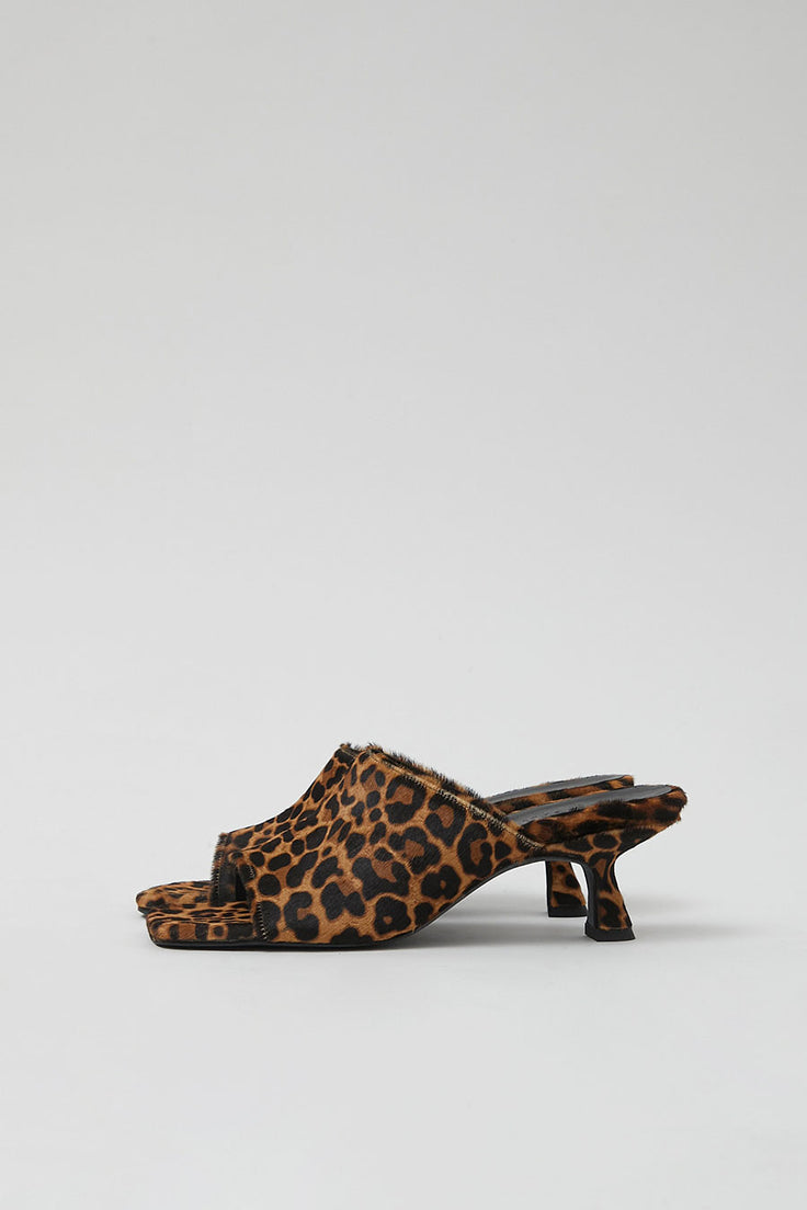 Christian Louboutin Brown/Beige Leopard Print Calf Hair Kitten Heel Pumps  Size 39 Christian Louboutin | TLC