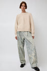 Girls of Dust Ambassador Pant in Beige and Ink Cord