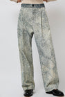 Girls of Dust Ambassador Pant in Beige and Ink Cord