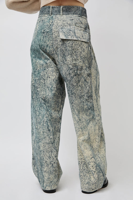 Girls of Dust Ambassador Pant in Beige and Ink Cord