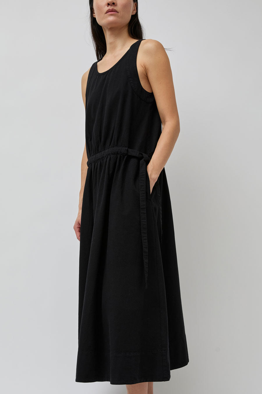 Girls of Dust Apron Dress in Black