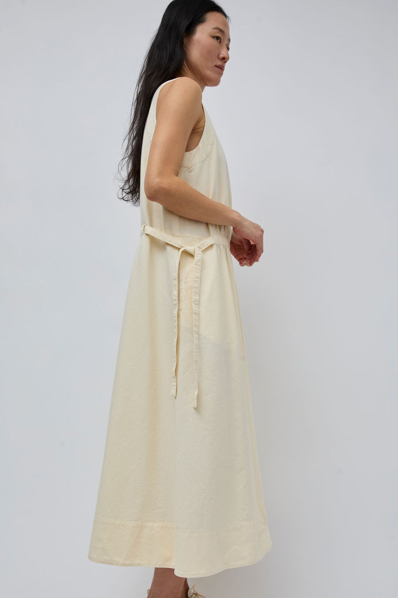 sleeve linen dress Linen Maxi Dress with Puff Sleeves