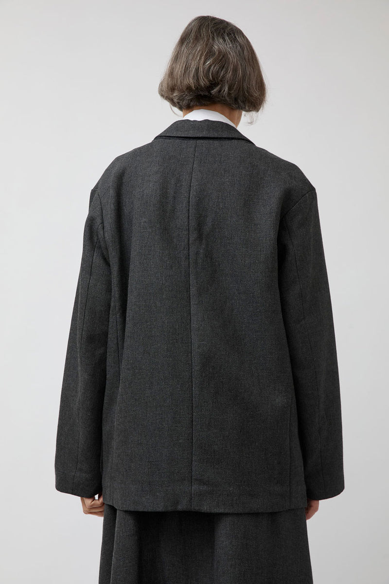 Girls of Dust Blazer in Anthracite Terrestre Wool