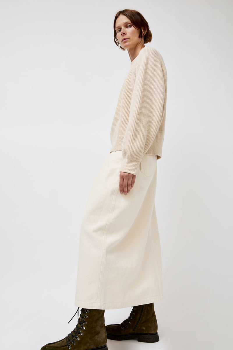 Girls of Dust Bulb Skirt in Wheat