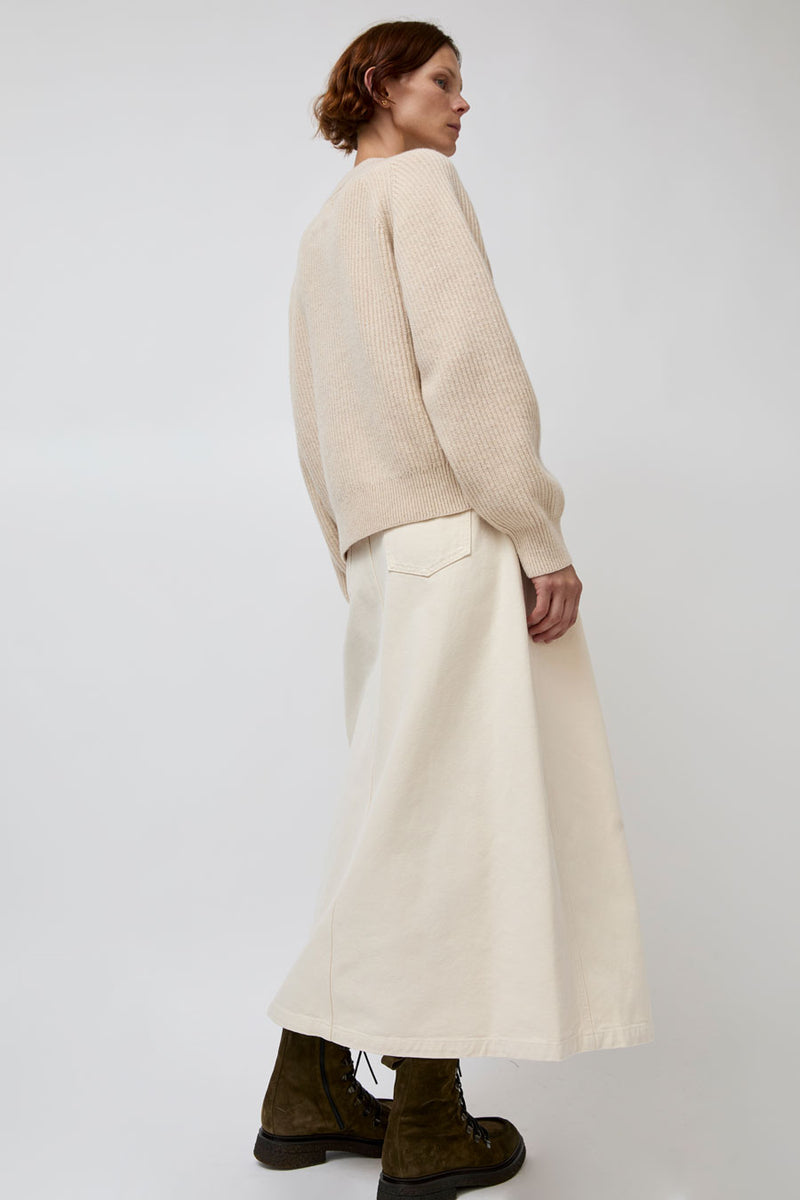 Girls of Dust Bulb Skirt in Wheat