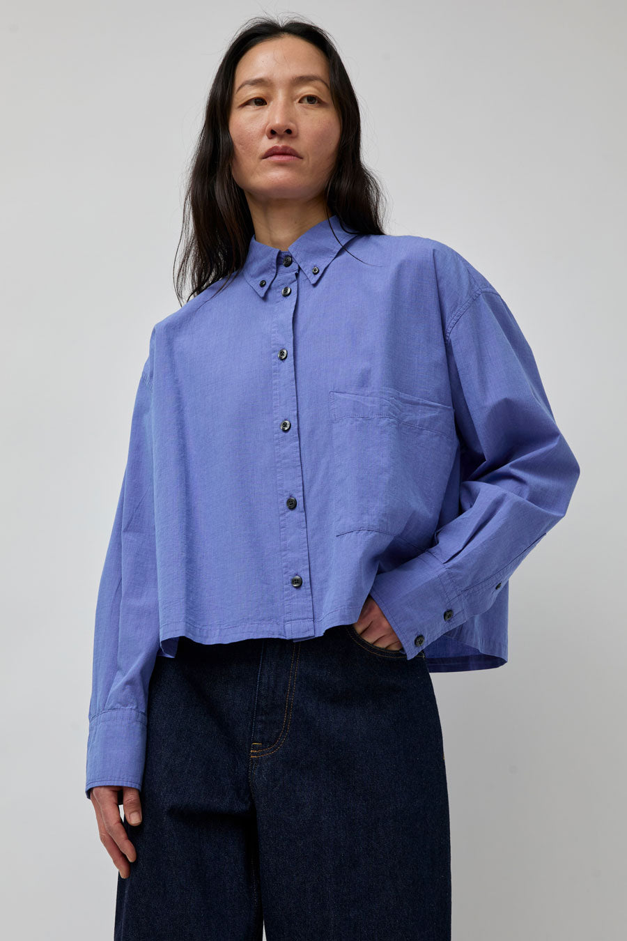 Girls of Dust Cubic Shirt in Blue