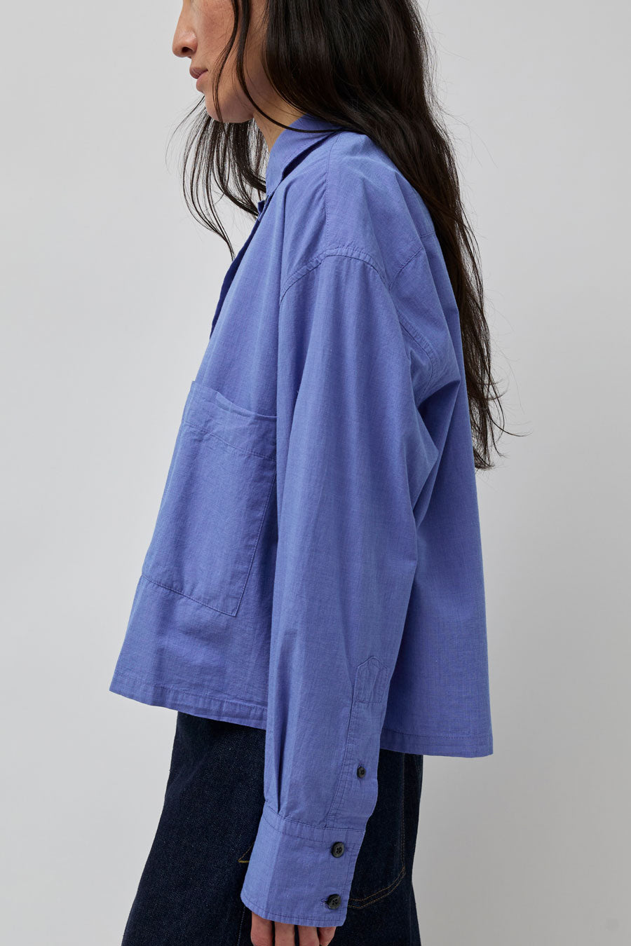 Girls of Dust Cubic Shirt in Blue