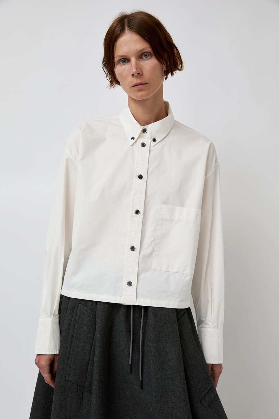 Girls of Dust Cubic Shirt in Milk