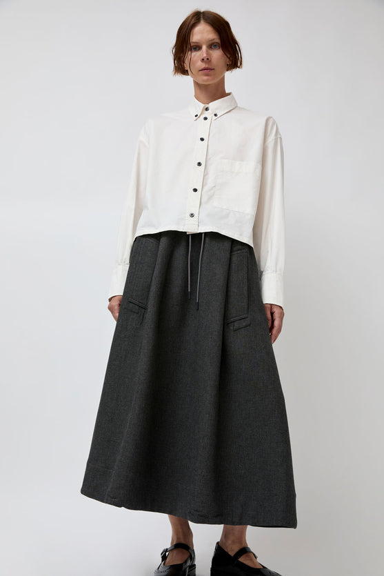 Girls of Dust Cubic Shirt in Milk