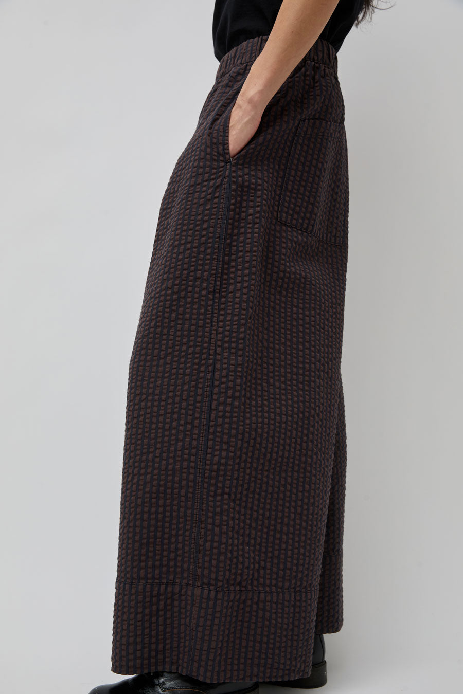 Girls of Dust Culotte in Coffee and Navy
