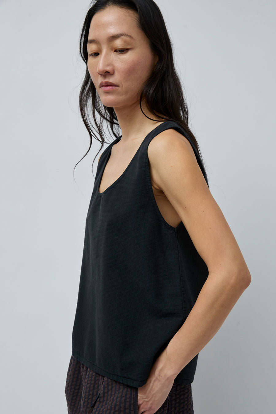 Girls of Dust Easy Tank Top in Midnight Blue