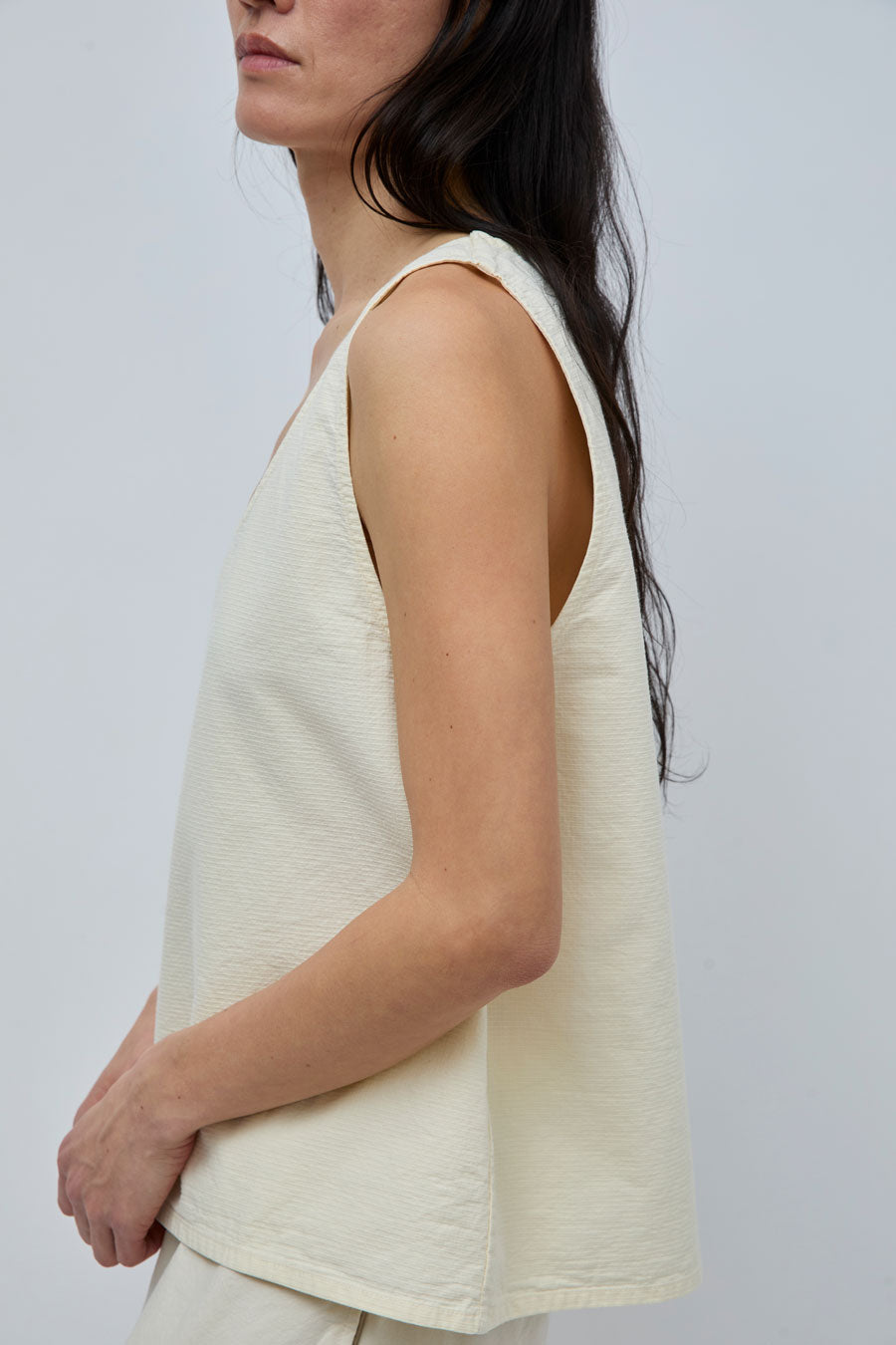 Girls of Dust Easy Tank Top in Wheat