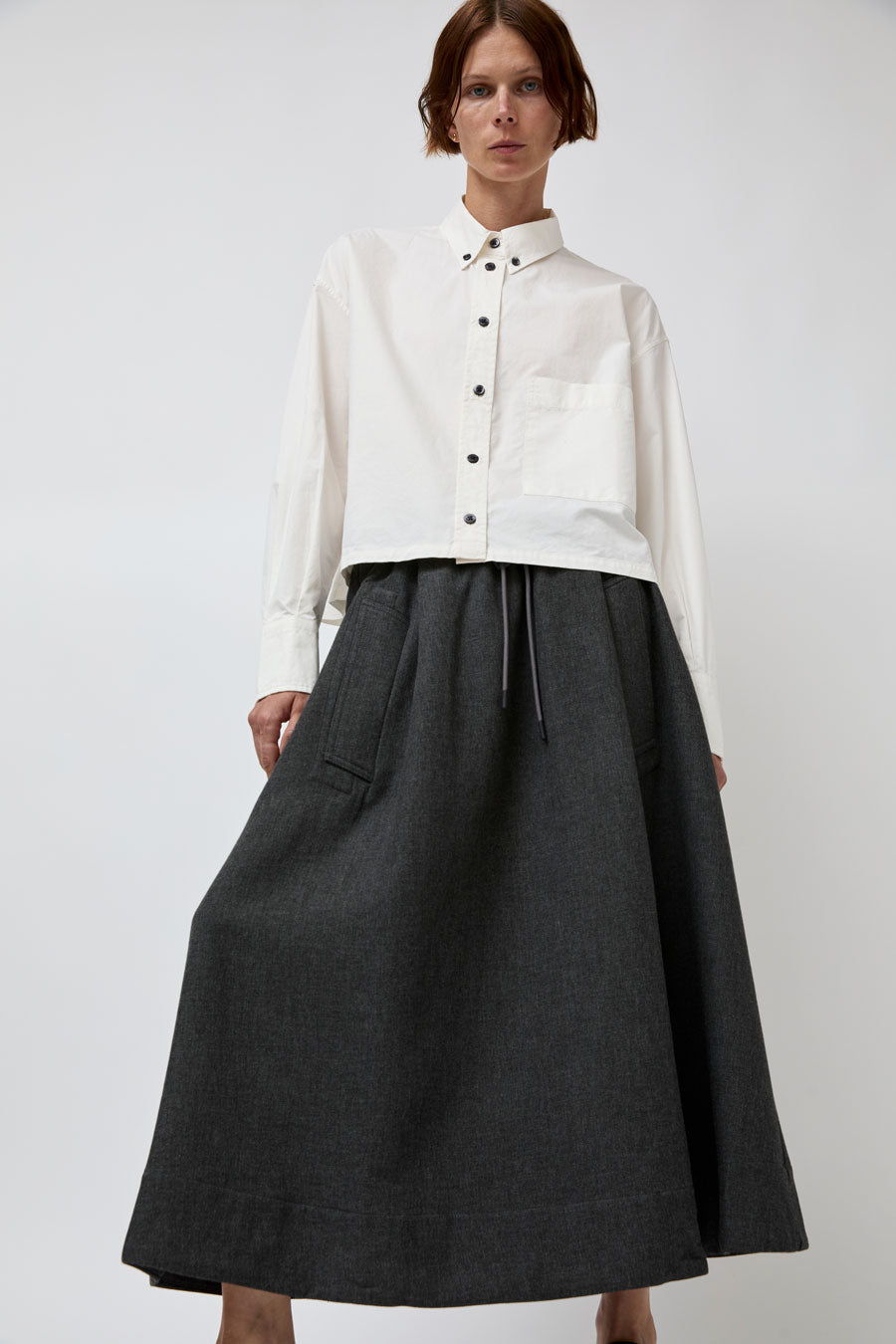 Girls of Dust Meadow Skirt in Anthracite