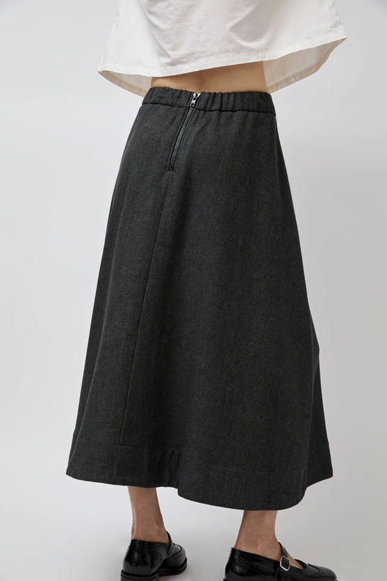 Girls of Dust Meadow Skirt in Anthracite