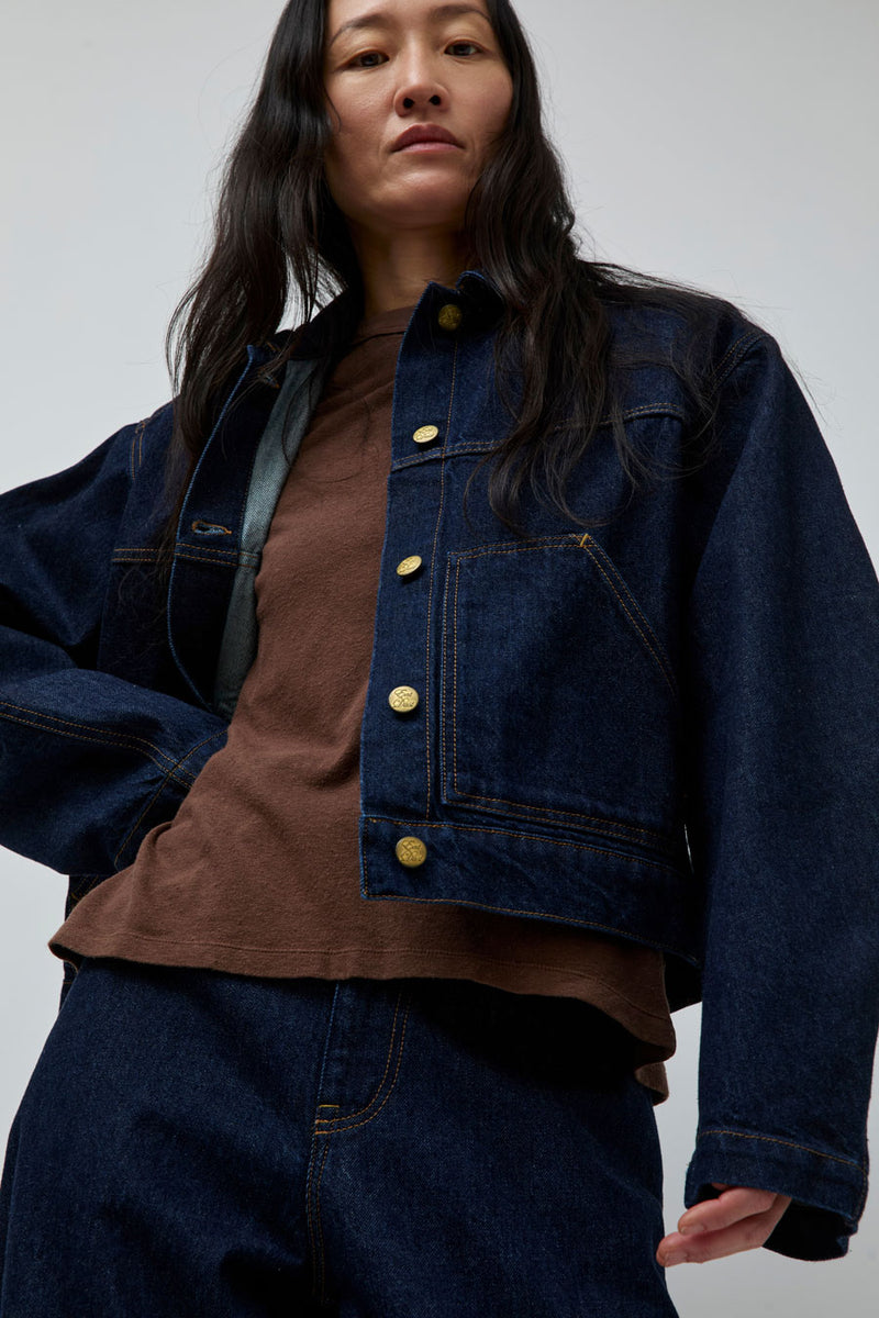 Girls of Dust Miami Jacket in Blue Rinse