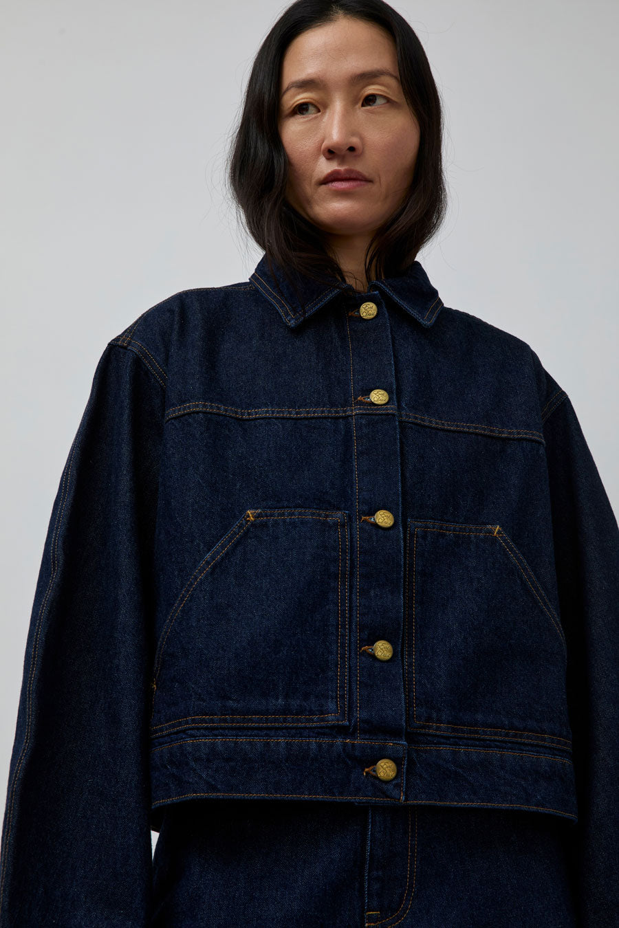 Girls of Dust Miami Jacket in Blue Rinse