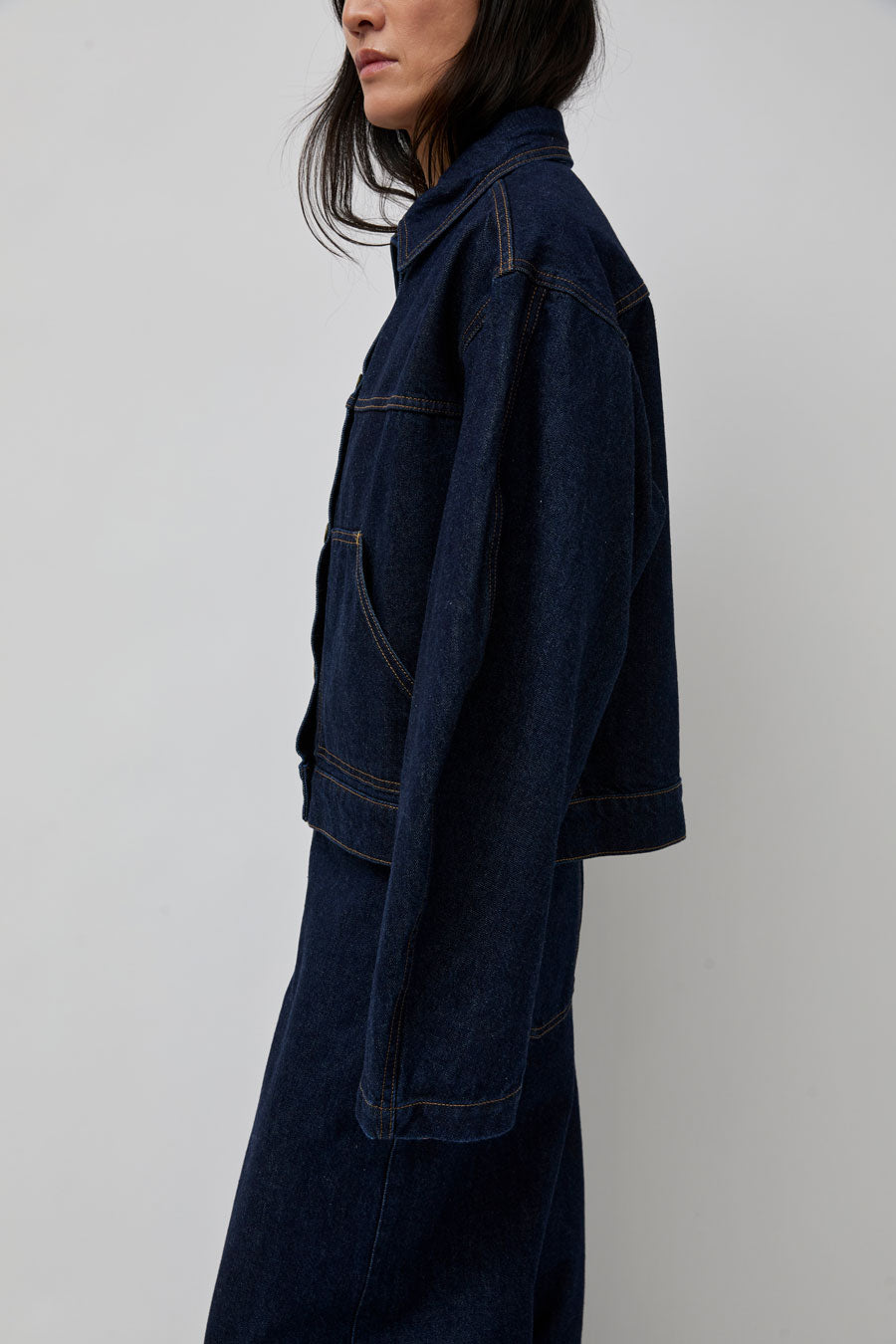 Girls of Dust Miami Jacket in Blue Rinse