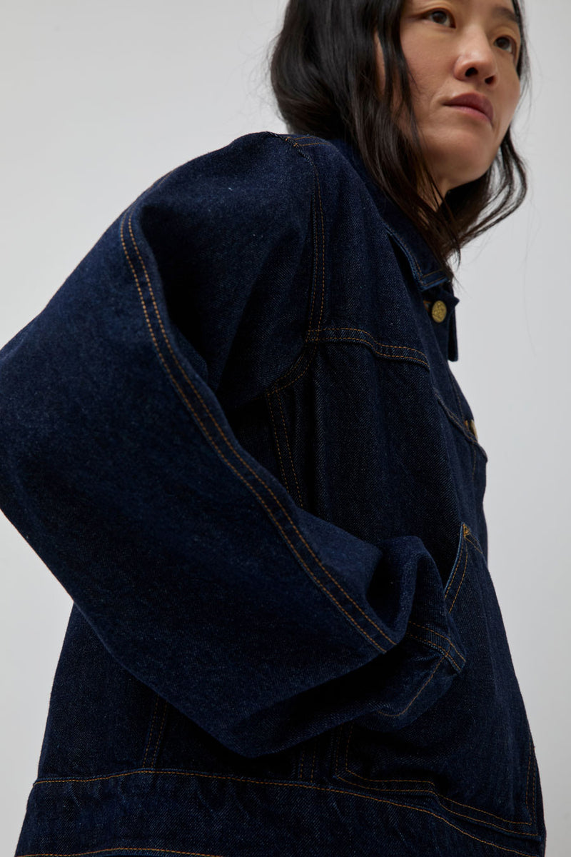 Girls of Dust Miami Jacket in Blue Rinse