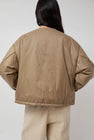 Girls of Dust Nuclear Padded Jacket in Beige