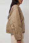 Girls of Dust Nuclear Padded Jacket in Beige